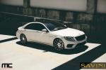 Mercedes-Benz S63 AMG with Savini Wheels 2014 года